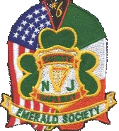 shoulder police patch 3.5" x 4" size FIR NA DLI Emerald Society fire 